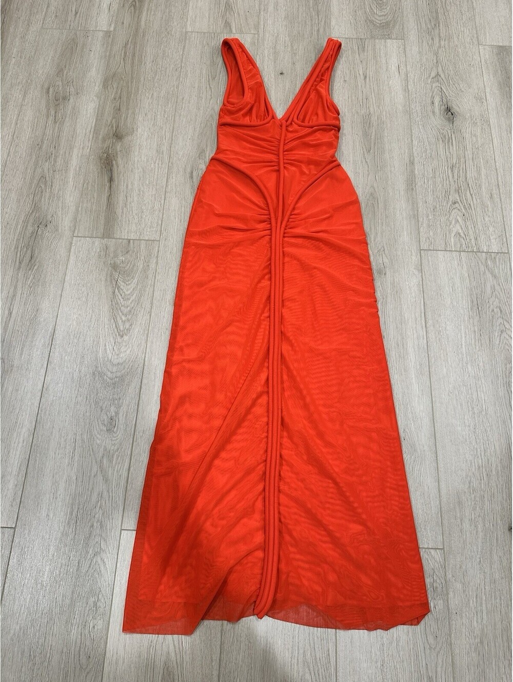 NWT Significant Other Tillie Maxi Dress Mesh Chili Red Size 2